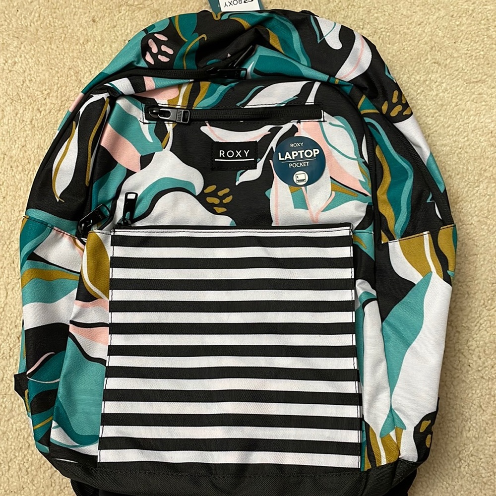 COPY - Roxy brand floral backpack